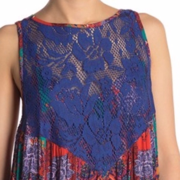 ❎SOLDFree People Count Me In Trapeze Tunic Dress M - Picture 2 of 5